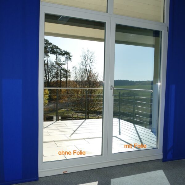 Sonnenschutzfolie S 430 Silber mittel außen