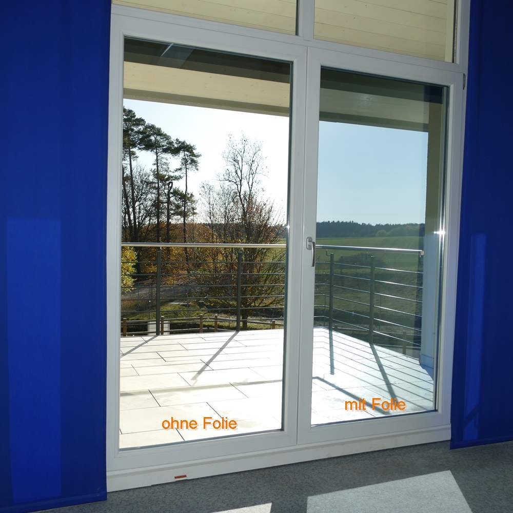 Sonnenschutzfolie S 430 Silber mittel außen