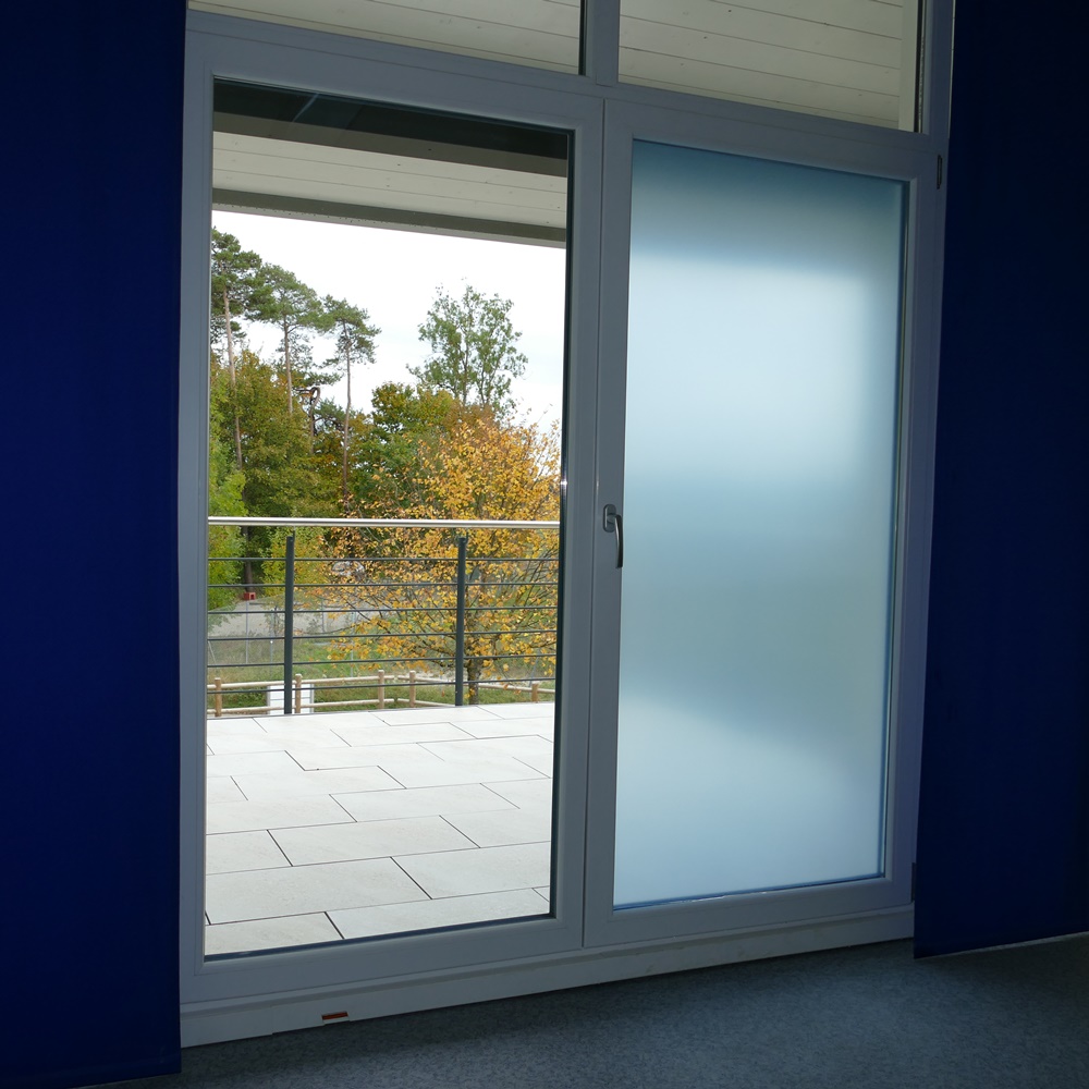 Sichtschutzfolie Blau Matt innen – Bild 2
